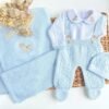 set Little Horse Three Piece Knitted and blanket